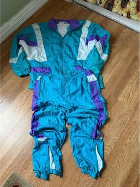 Vintage MacGregor Nylon Windbreaker Track Suit Set Large
